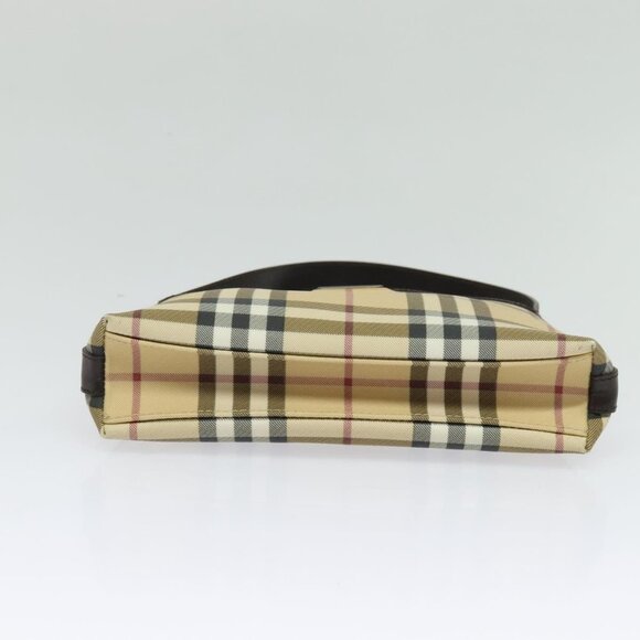 BURBERRY Nova Check Accessory Pouch PVC Beige Auth 123036 - Picture 6 of 16
